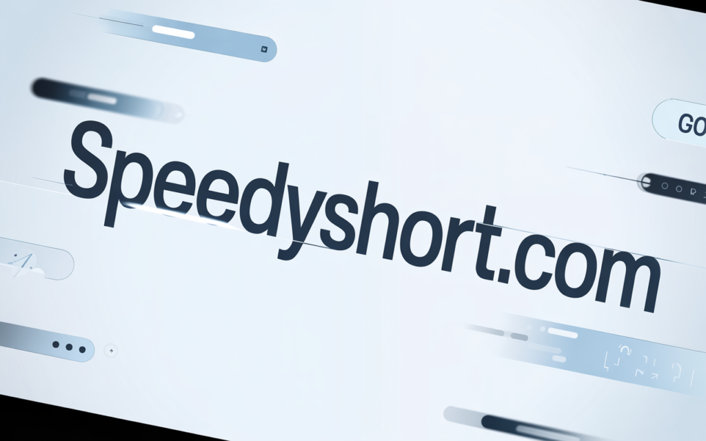 Speedyshort.Com Revolutionizing URL Shortening for the Modern Web